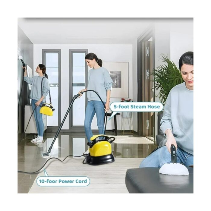 Hzl 2000W Güçlü Buharlı Temizleyici 2L Tanklı, Yüksek Isı ile Dezenfekte ve Temizlik - Görsel 4