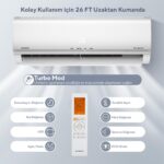 Kumtel Matsu KMSAC-12 A++ 12.000 Btu Inverter Duvar Tipi Split Klima - Görsel 5