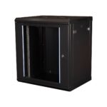 Lande - 12U 19" Duvar Tipi Rack Kabinet – Genişlik: 600 mm | Derinlik: 450 mm – Siyah - Görsel 2