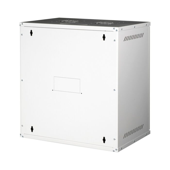 LANDE - 12U 19" Cam Kapaklı Duvar Tipi Rack Kabinet – Genişlik: 544 mm | Derinlik: 400 mm – Açık Gri (Demonte) - Görsel 4