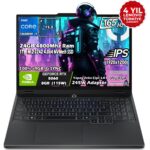 Lenovo Legion 5 15IRX10 Intel Core İ7 13650HX 24GB 1TB SSD RTX 5060 (115W) 15.3" WUXGA (1920X1200) IPS Panel Freedos Taşınabilir Bilgisayar 83LY00AXTR