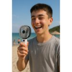 Yongtai Şarjlı, Standlı Masa Üstü ve El Fanı - Taşınabilir Şarjlı Edilebilir Mini Fan - Görsel 2