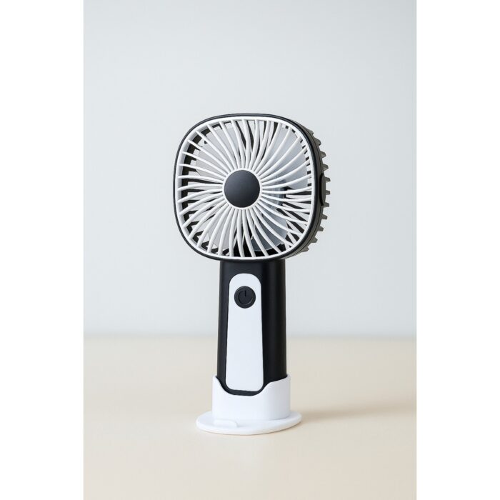 Yongtai Şarjlı, Standlı Masa Üstü ve El Fanı - Taşınabilir Şarjlı Edilebilir Mini Fan - Görsel 3
