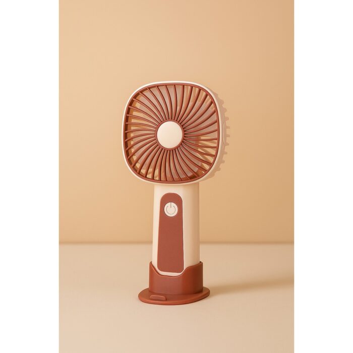 Yongtai Şarjlı, Standlı Masa Üstü ve El Fanı - Taşınabilir Şarjlı Edilebilir Mini Fan - Görsel 5