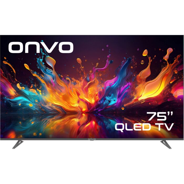 Onvo 75OVF9001UQ 75" 190 Ekran Uydu Alıcılı 4K Ultra HD Google Smart QLED TV - Görsel 1
