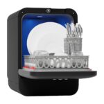 Bob Tezgah Üstü Mini Bulaşık Makinesi Siyah - Görsel 2