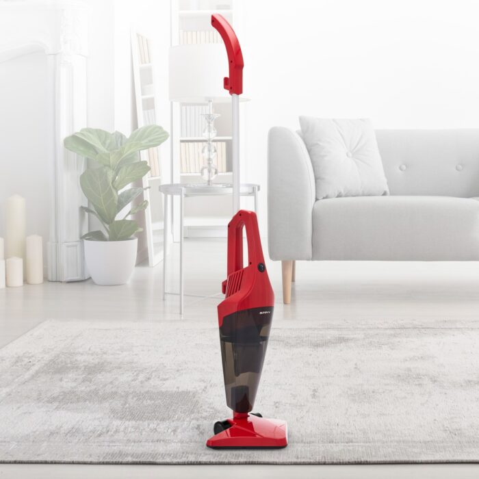 Sunny Rossa Mini Pratik Dikey Süpürge - Ergonomik Tasarım ve Tüm Yüzeyler İçin Üçgen Süpürme Aparatı ile 0.75 Lt Toz Haznesi - Görsel 1