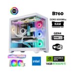 Xaser Velox X380 I7 14700F 32GB Ddr5 Ram 1tb M.2 Nvme SSD 16GB RTX5070TI Masaüstü Oyuncu Bilgisayarı