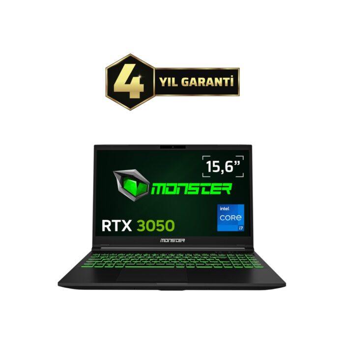 Monster Abra A5 V20.6.2 Intel Core I7 13620H 32 GB Ram 1 Tb SSD 4 GB Rtx 3050 Freedos 15,6" Fhd 144 Hz Taşınabilir Bilgisayar - Görsel 1