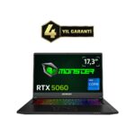 Monster Tulpar T7 V26.2.8 Intel Core I7 13620H 64 GB Ram 1 Tb SSD 8 GB Rtx 5060 Freedos 17,3" Fhd 144 Hz Oyun Bilgisayarı