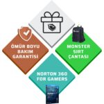 Monster Tulpar T6 V3.7.8 Intel Core I9 13900HX 64 GB Ram 1 Tb SSD 12 GB Rtx 5070 Ti Freedos 16" Qhd+ 180 Hz Oyun Bilgisayarı - Görsel 3