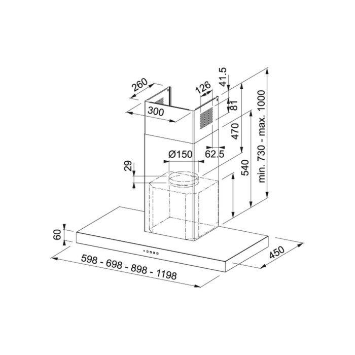 Franke Fdf Eg6 90 Xs Davlumbaz Fhnl 905 4g Tc Xs C Ocak Fsl 82 H Xs Fırın Inox Ankastre Set - Görsel 3