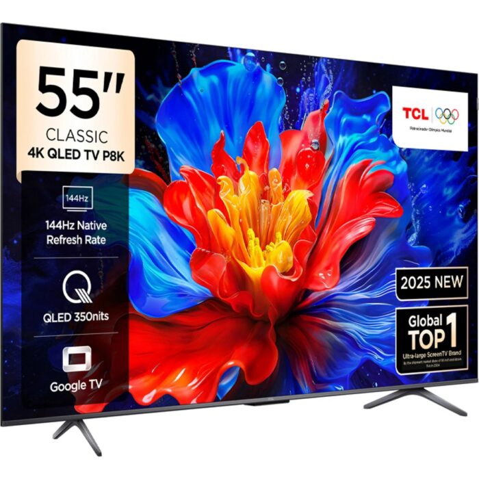 TCL 55P8K 55'' 139 Ekran Uydu Alıcılı 4K Ultra HD QLED Google TV - Görsel 2
