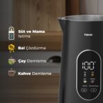 Fabcio Aroma Smart Sıcaklık Kontrollü 1500W Dokunmatik Çelik Çay Makinesi - Görsel 4