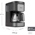 Karaca Just Coffee Aroma 2 In 1 Filtre Kahve Makinesi Space Gray - Görsel 2