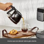Karaca Just Coffee Aroma 2 In 1 Filtre Kahve Makinesi Space Gray - Görsel 5