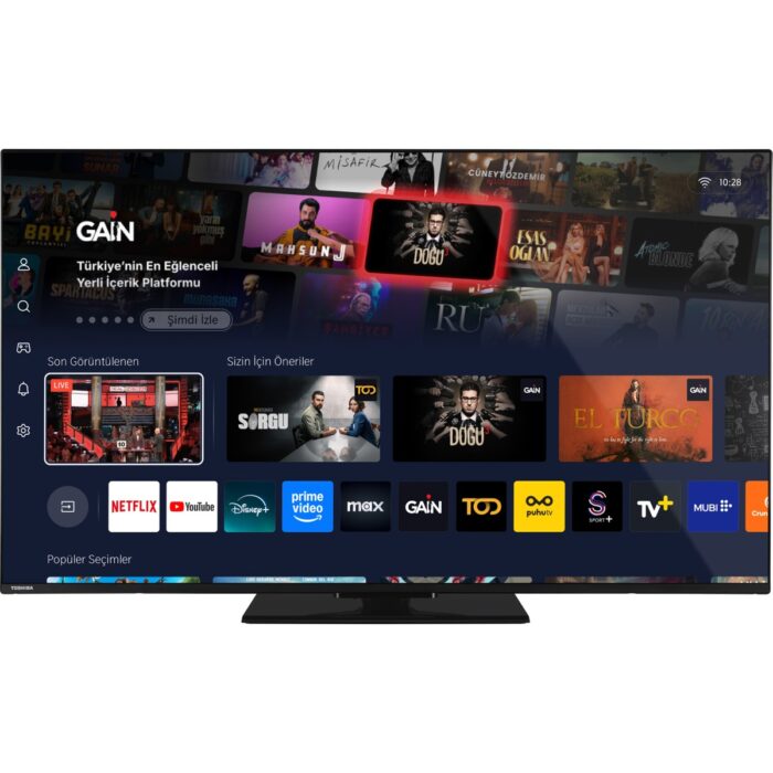 Toshiba 50UV3463DT 50'' 126 Ekran Uydu Alıcılı 4K Ultra HD VİDAA Smart LED TV - Görsel 1