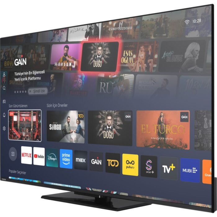 Toshiba 65UV3463DT 65'' 164 Ekran Uydu Alıcılı 4K Ultra HD VİDAA Smart LED TV - Görsel 2