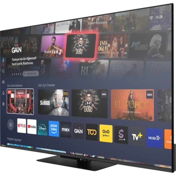 Toshiba 75QV3F63DT 75'' 189 Ekran Uydu Alıcılı 4K Ultra HD Vidaa Smart QLED TV - Görsel 2