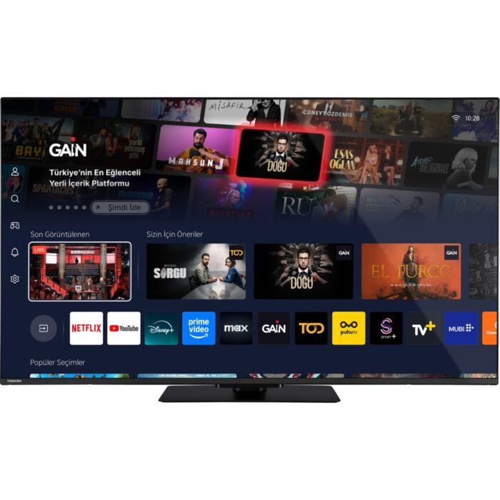 Toshiba 75QV3F63DT 75'' 189 Ekran Uydu Alıcılı 4K Ultra HD Vidaa Smart QLED TV - Görsel 1