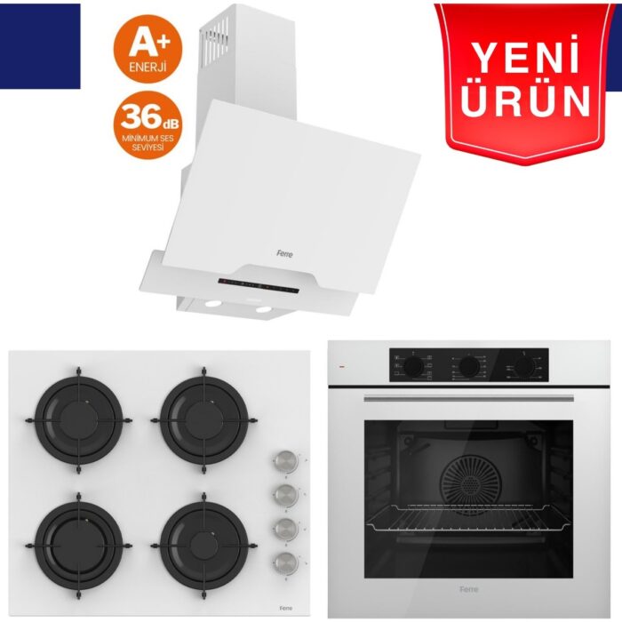 110001153330411.jpg Ferre Fryart Serisi - Silenart Ankastre Set (XE63CB + CS206 -Fa + D064 -Sa) - Görsel 1