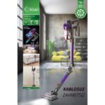 Kiwi KVC-4040BLF Katlanabilir Şarjlı Bldc Motor Dik Süpürge
