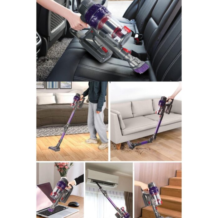 Kiwi KVC-4040BLF Katlanabilir Şarjlı Bldc Motor Dik Süpürge - Görsel 5