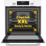 Simfer 8209 Ankastr Qs 9 Fonk Beyaz Cam Power Turbo Dij Saat - Görsel 2