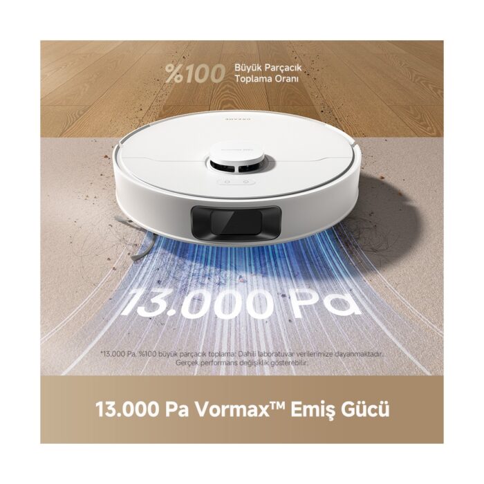 Dreame D20 Robot Süpürge, 13.000 Pa Emiş Gücü - Görsel 2