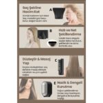 VeryFit 11 In 1 Multi Styler Hava Üflemeli Saç Şekillendirme Kurutma Çok Fonksiyonlu Ultra Set - Görsel 4
