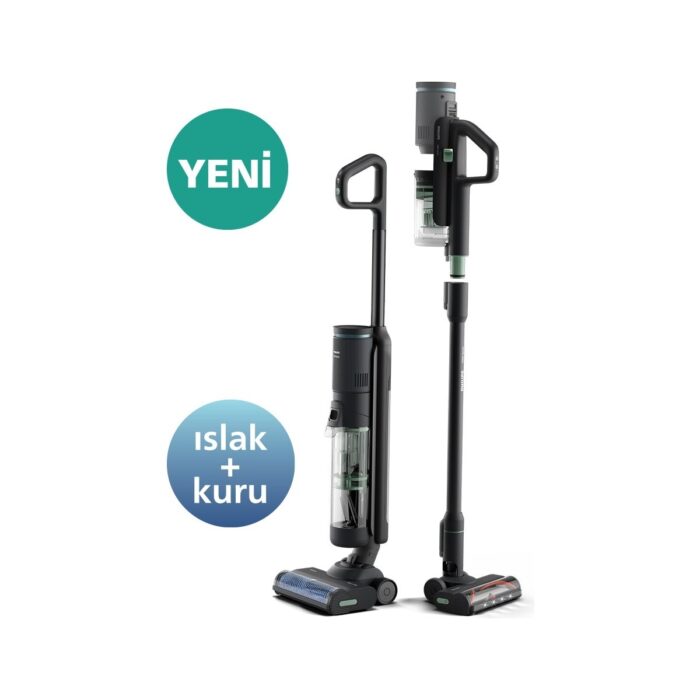 Philips XW7263/11 7000 Serisi AquaTrio Kablosuz Dikey Süpürge, Islak&Kuru Temizlik, Otomatik Temizleme ve Şarj İstasyonu, Kuru Süpürme Başlığı, - Görsel 2