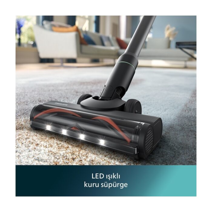 Philips XW7263/11 7000 Serisi AquaTrio Kablosuz Dikey Süpürge, Islak&Kuru Temizlik, Otomatik Temizleme ve Şarj İstasyonu, Kuru Süpürme Başlığı, - Görsel 5