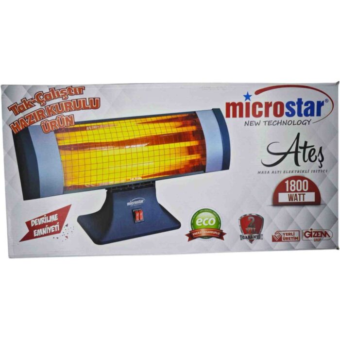 Microstar MSR-103 1800 Watt Elektrikli Masa Altı Yer Ayak Isıtıcı - Görsel 2