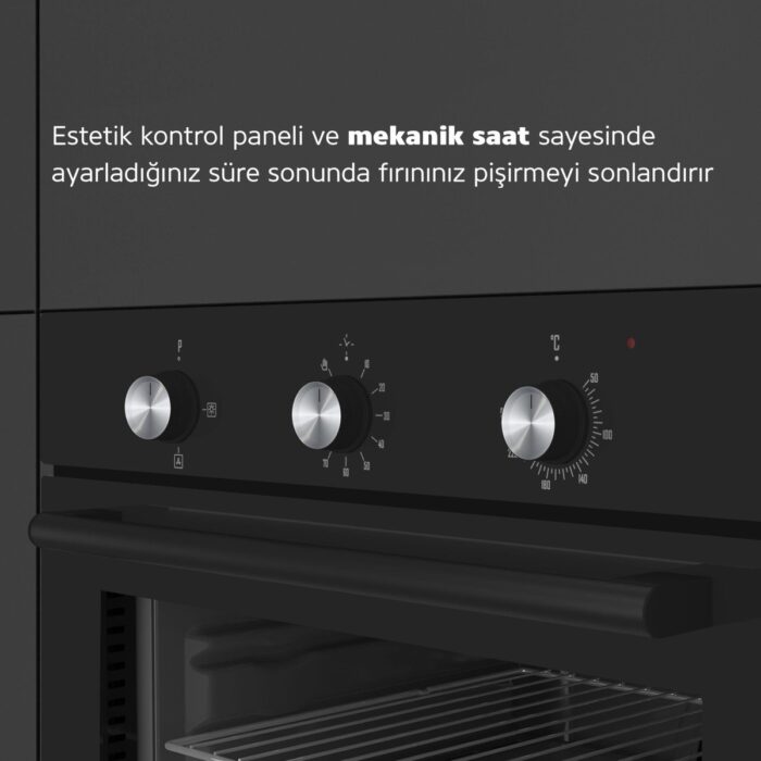 Simfer 8228 Trend  Siyah Cam, Mekanik Timer, 4 Fonk.power Tu - Görsel 3