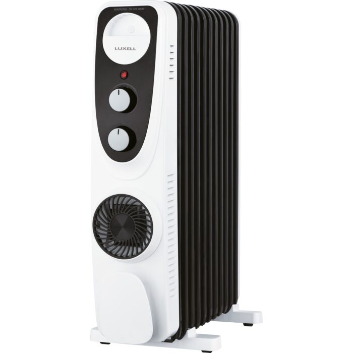 110001159050250.jpg Luxell LUX11-FP-BW 11 Dilim 2700 Watt Turbo Fanlı Yağlı Radyatör - Görsel 1