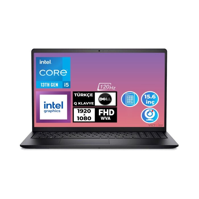 Dell Vostro 3530 I5-1334U 16GB 512GB SSD 15.6 Fhd 120Hz Ubuntu Taşınabilir Bilgisayar N3404PVNB3530-UBU - Görsel 1