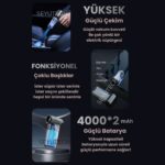 Seyutech Violent Turbo Jet Fan 130000RPM Ultra Güçlü Motor Güçlü Vakum 4000MAH Bataryalı Üflemeli - Görsel 4