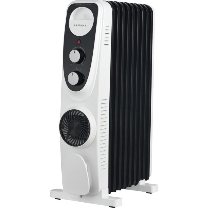 110001160239928.jpg Luxell LUX09-FP-BW 9 Dilim 2400 Watt Turbo Fanlı Yağlı Radyatör - Görsel 1