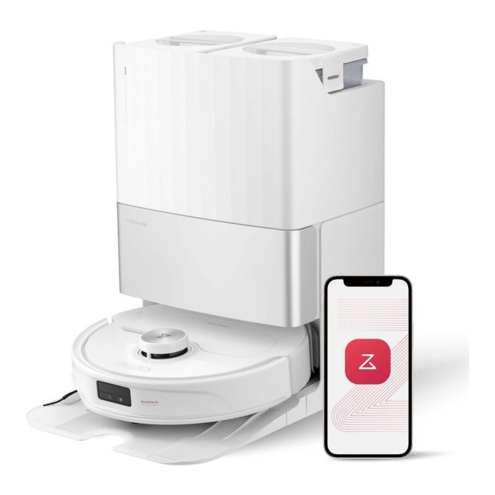 110001161649382.jpg Roborock Q Revo Master Çöp Istasyonlu Akıllı Robot Süpürge - Beyaz - Görsel 1