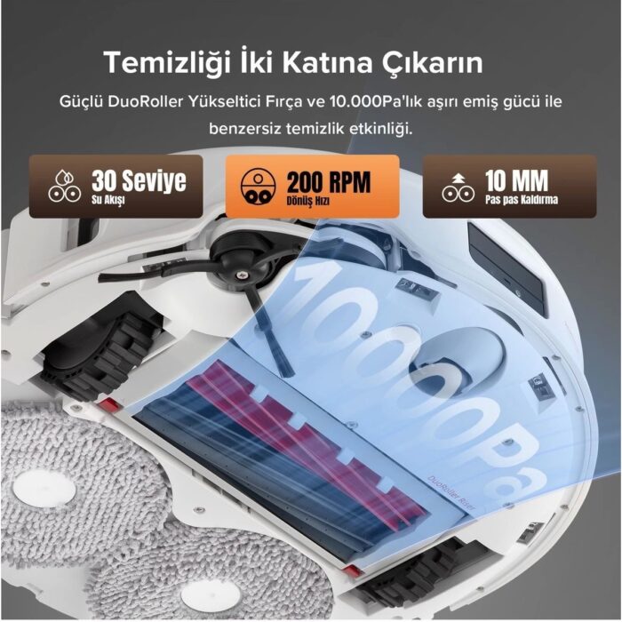 Roborock Q Revo Master Çöp Istasyonlu Akıllı Robot Süpürge - Beyaz - Görsel 3