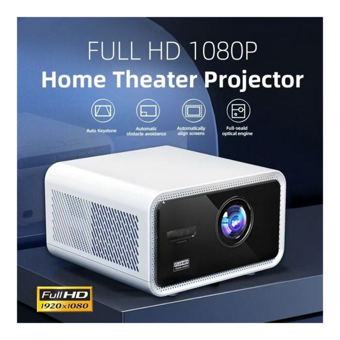 STR MPC-94 Full-HD 1920x1080p 1000 Ansi Lümen, Autofocus Wifi-6 Android 12 Akıllı LED Projeksiyon Cihazı - Görsel 5