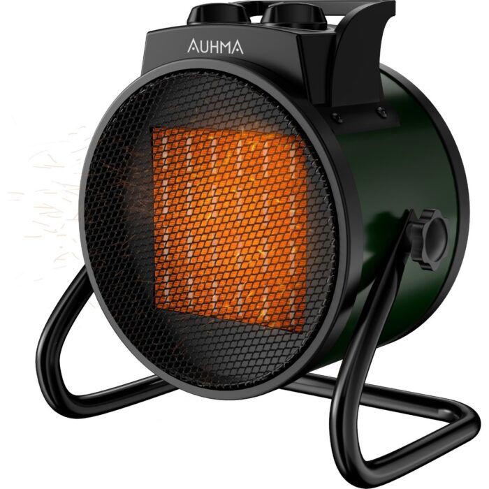 Auhma AT1H Elektrikli Isıtıcı Fan Yeşil | 3000W Hızlı Isınma, 3 Kademeli Ayar, Sessiz Ptc Isıtma Teknolojisi - Görsel 2