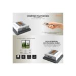 Groove Nexis Pro Akıllı Uygulama Kontrollü Cam Temizleme Silme Robotu +Yapay Zeka Desteği+Ultra Sessiz+Akıllı Sensör+4 Ultrasonik Sprey - Görsel 4