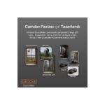 Groove Evora Max Akıllı Uygulama Kontrollü Cam Temizleme Silme Robotu +Yapay Zeka Desteği+Ultra Sessiz+Akıllı Sensör+2 Ultrasonik Sprey - Görsel 3