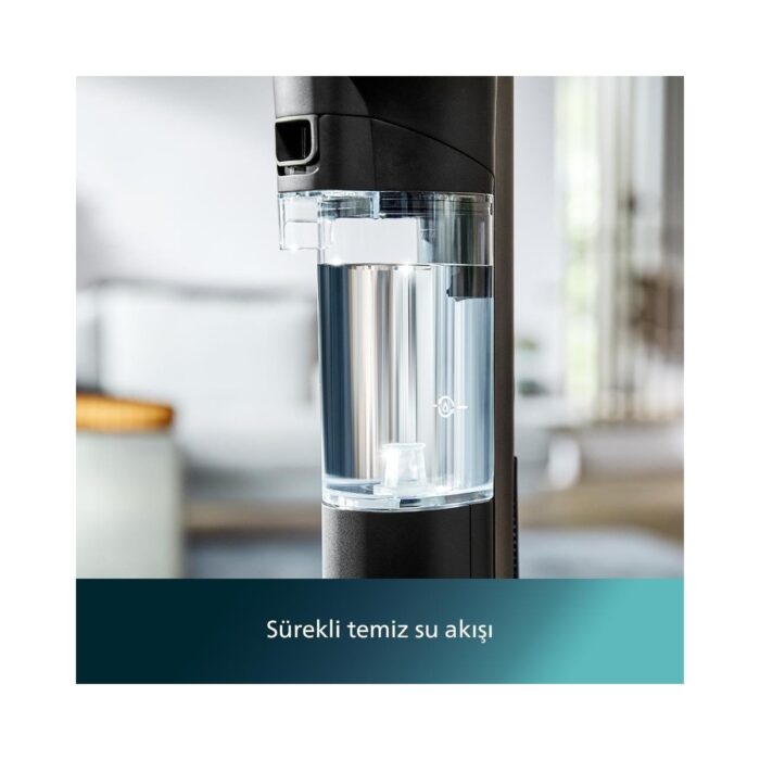 Philips 9000 Serisi AquaTrio Kablosuz Dikey Süpürge, Otomatik Temizleme ve Şarj İstasyonu​, AquaSpin Başlık, PowerCyclone Aqua,XW9463/11 - Görsel 5