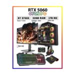 Zeiron Warrior Eagle X55 Ryzen 7 5700X 32GB 1tb M.2 SSD RTX5060 27" 280Hz Sıvı Soğutmalı Oyuncu Bilgisayar