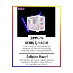 Zeiron Mirage X50 Pro White Ryzen 7 5700X 32GB 1tb M.2 SSD RTX5060 Sıvı Soğutmalı Oyuncu Bilgisayarı - Görsel 2