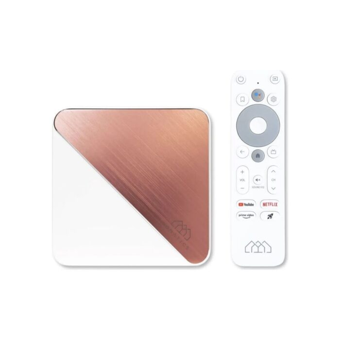 Homatics Box R 4k Plus Lisanslı Android Tv Box | 4gb Ram - 32gb | Rose Gold + M8 Air Mouse Kumanda - Görsel 3