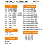 Mrs Tech Jbl Tune 450 T500BT 510BT 520BT T570BT Uyumlu Kulaklık Pedi Süngeri T460 JR300 310 T250 Kulak Yastık Ped Sünger Earpad Kulak Minderi   Yalıtım Köpük - Görsel 5