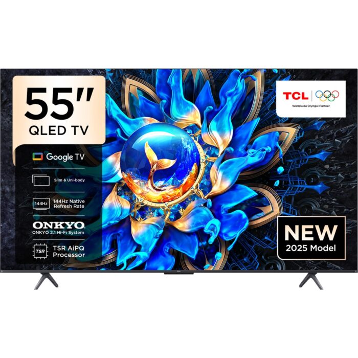 110001173407615.jpg TCL 55T8C 55" 139 Ekran Uydu Alıcılı 4K Ultra HD QLED Google TV - Görsel 1